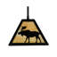 Lone Moose 1 - Light Pendant