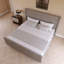 Lit tapissier haut en velours côtelé-107810875-107810878