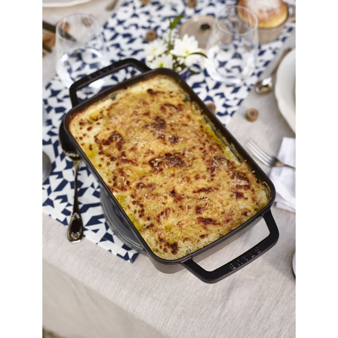 Staub Cast Iron 12-inch x 8-inch Roasting Pan Staub