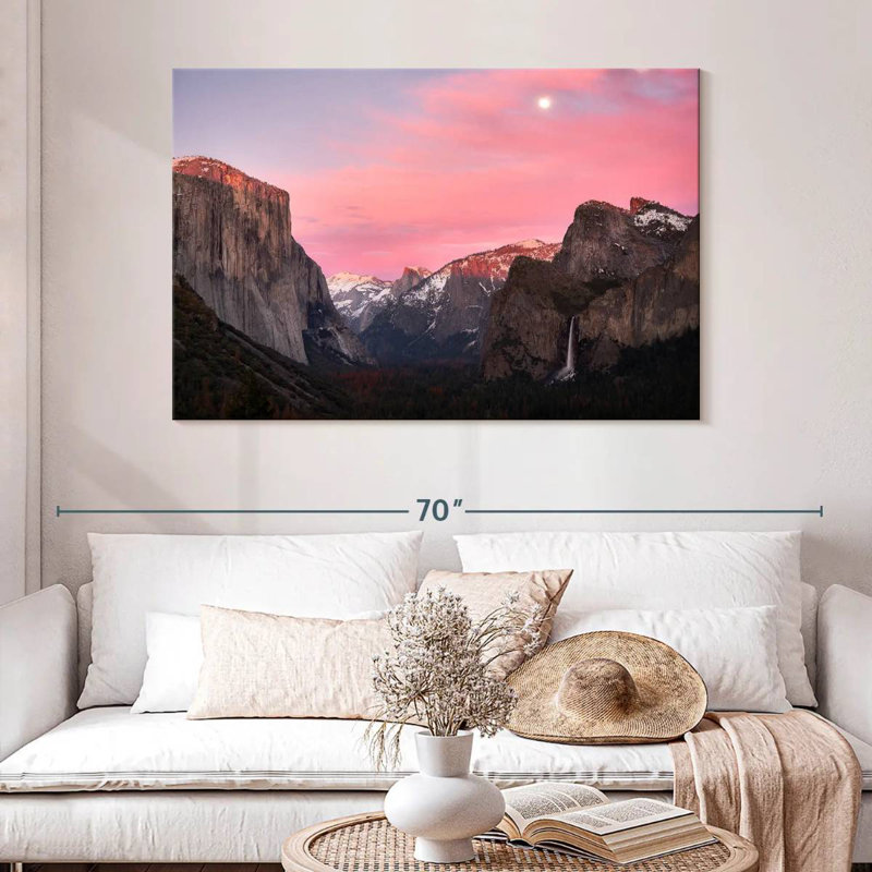 Parc national Alvord Yosemite au crépuscule, H 32 po x l 48 po