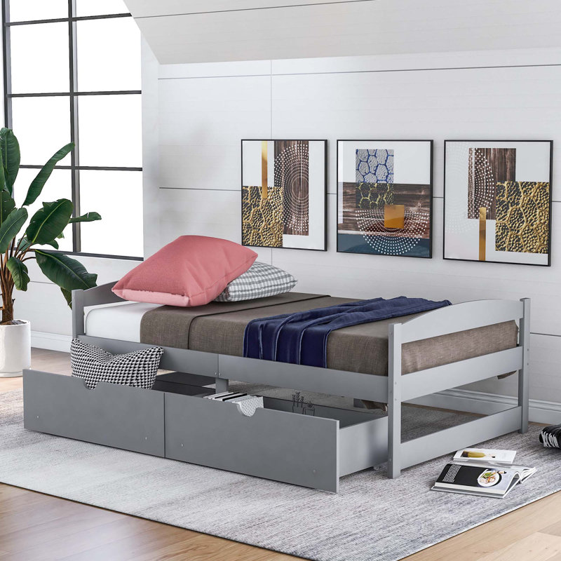 Nordham Storage Bed, Gray