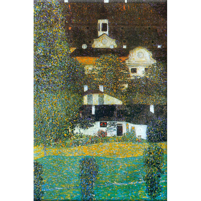 «Castle Chamber at Attersee II» par Gustav Klimt, reproduction d'art