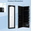 Mykeil Over-the-Door and Wall Jewellery Cabinet with Mirror Jewelry Armoire-1917660560