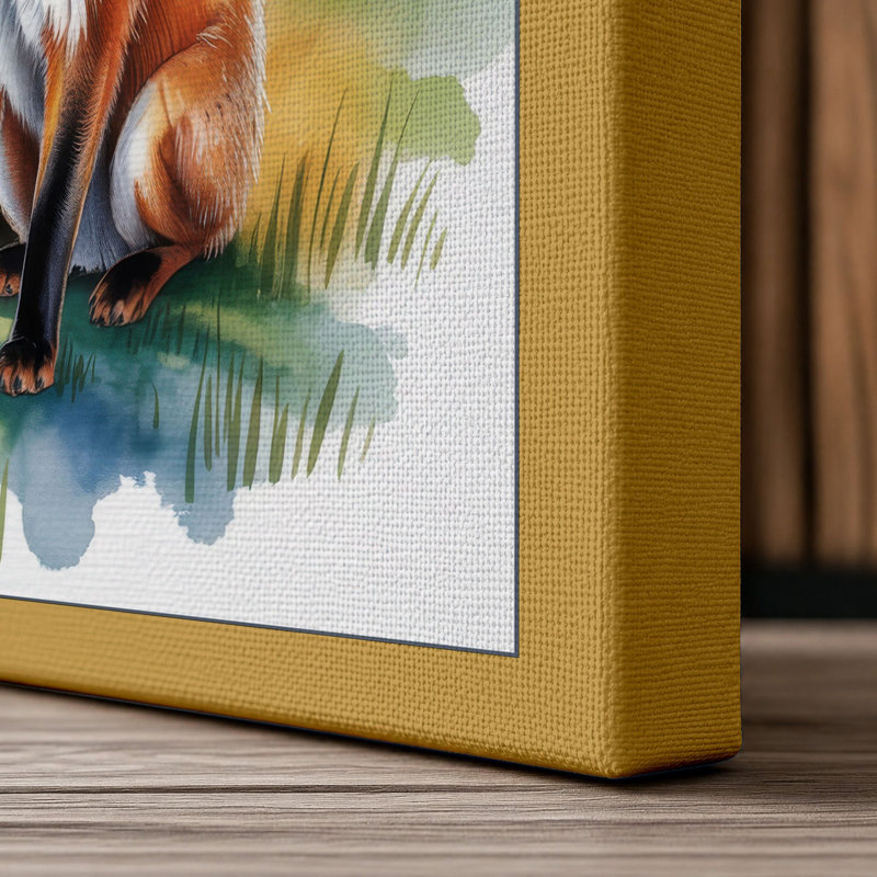 Print, 24x16 - 61.0 x 40.6 cm, Ochre Border