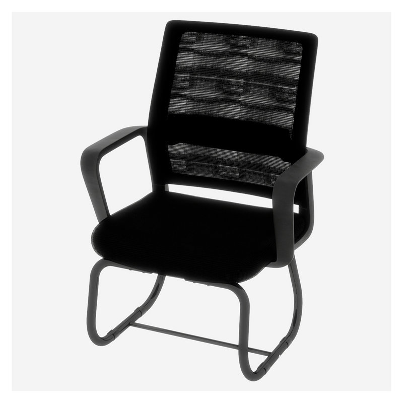 Chaise de bureau ergonomique en filet avec structure en forme d'arc - Siège de bureau confortable pour la maison et le bureau