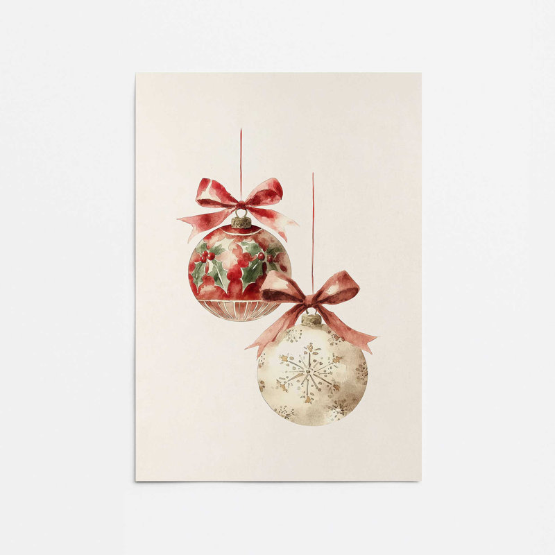 «Tied with Cheer», reproduction d'art, Sans cadre, 11 po x 14 po