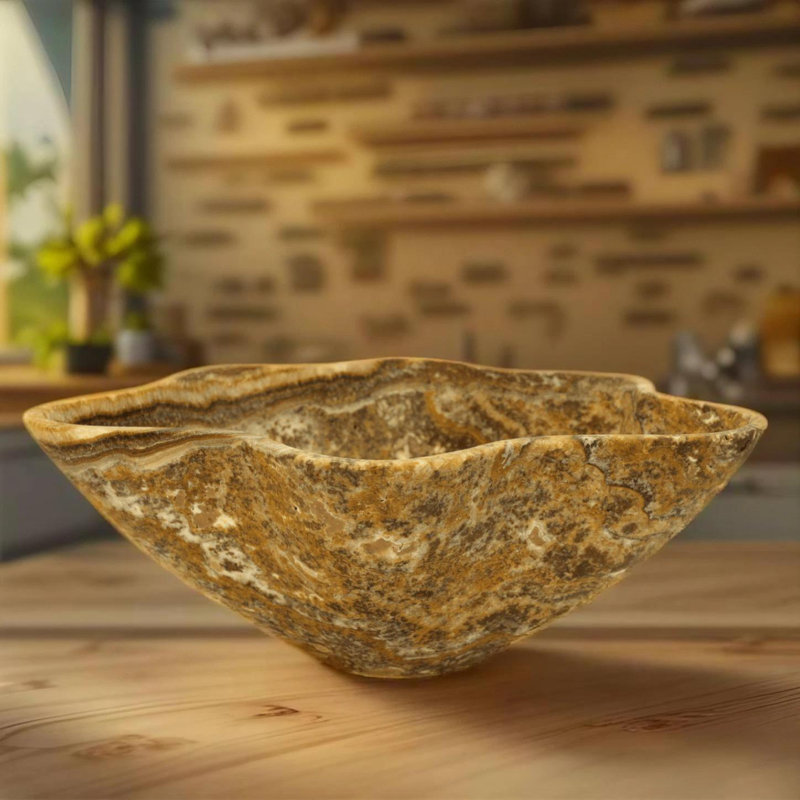 Rusty Cairn Onyx Centerpiece