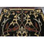 Tapis noir à motif de teinture végétale noir Ziegler 6 x 10