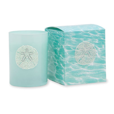 Fresh Scented Jar Candle with Glass Holder