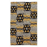 Flatweave Wool Ikat Area Rug in Multi