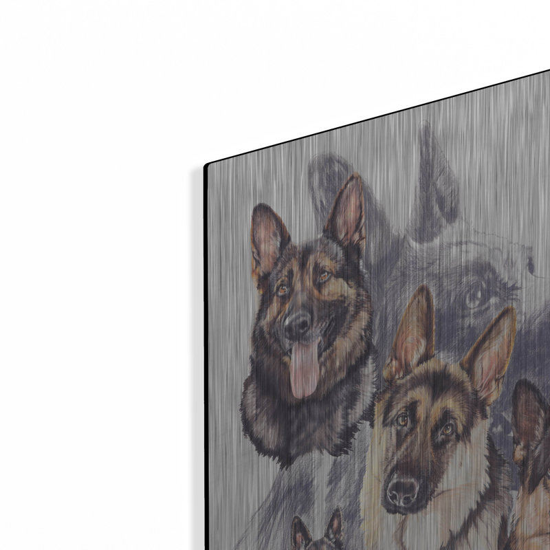 " German Shepard " by Barbara Keith, 24" H x 16" W
