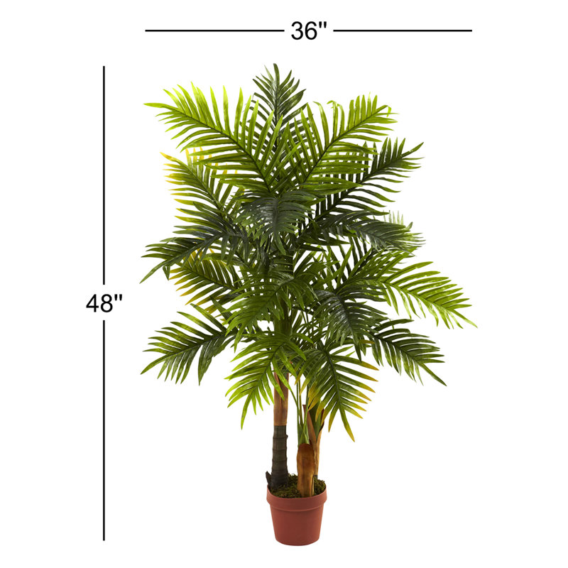 Thisbe 48'' Faux Palm Tree in Pot