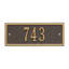 Hartford 1-Line Wall Address Plaque-2044917049-2044917052