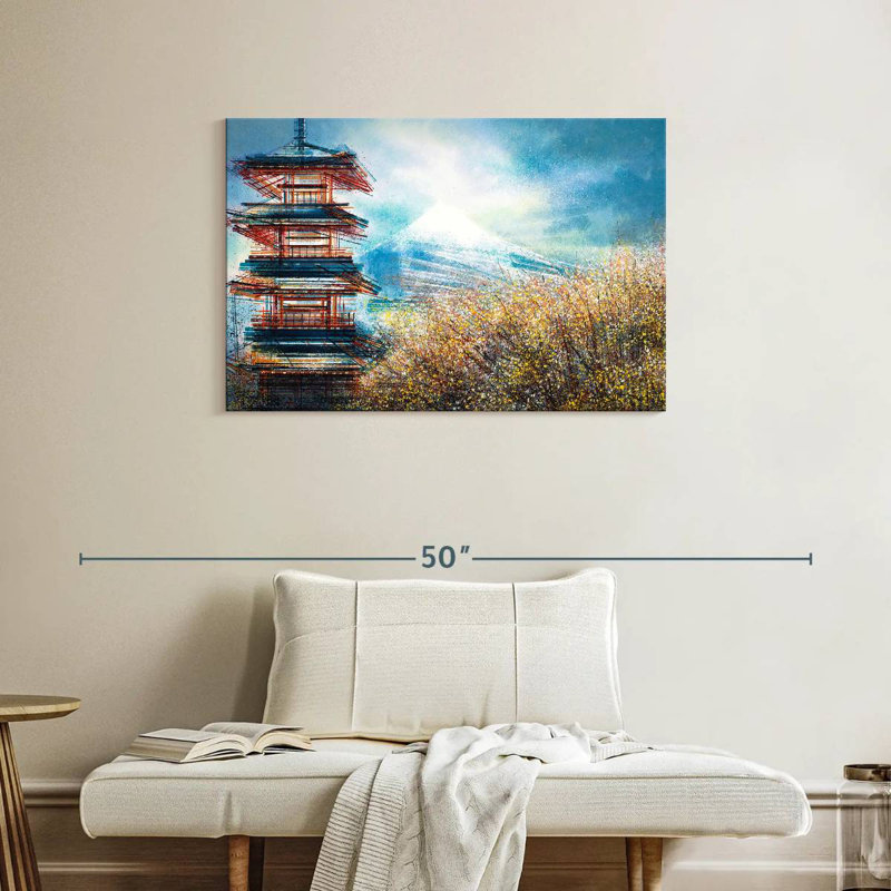 Adella Japan - Mount Fuji In Autumn, 24" H x 36" W