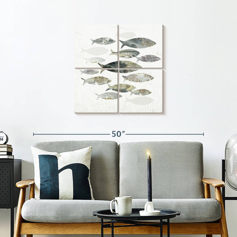 Brampt Gone Fishing I, 26" H x 26" W