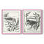 Linocut Style Seabird III - reproduction encadrée de qualité supérieure - prête à être accrochée - aucun clou requis - aucun clou requis-1685970793-1685970776