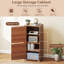 Armoire de rangement 2 portes avec tablettes réglables et 2 portes