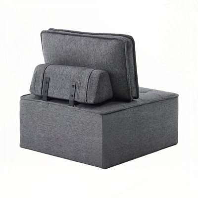 Chaise rembourrée sans accoudoirs