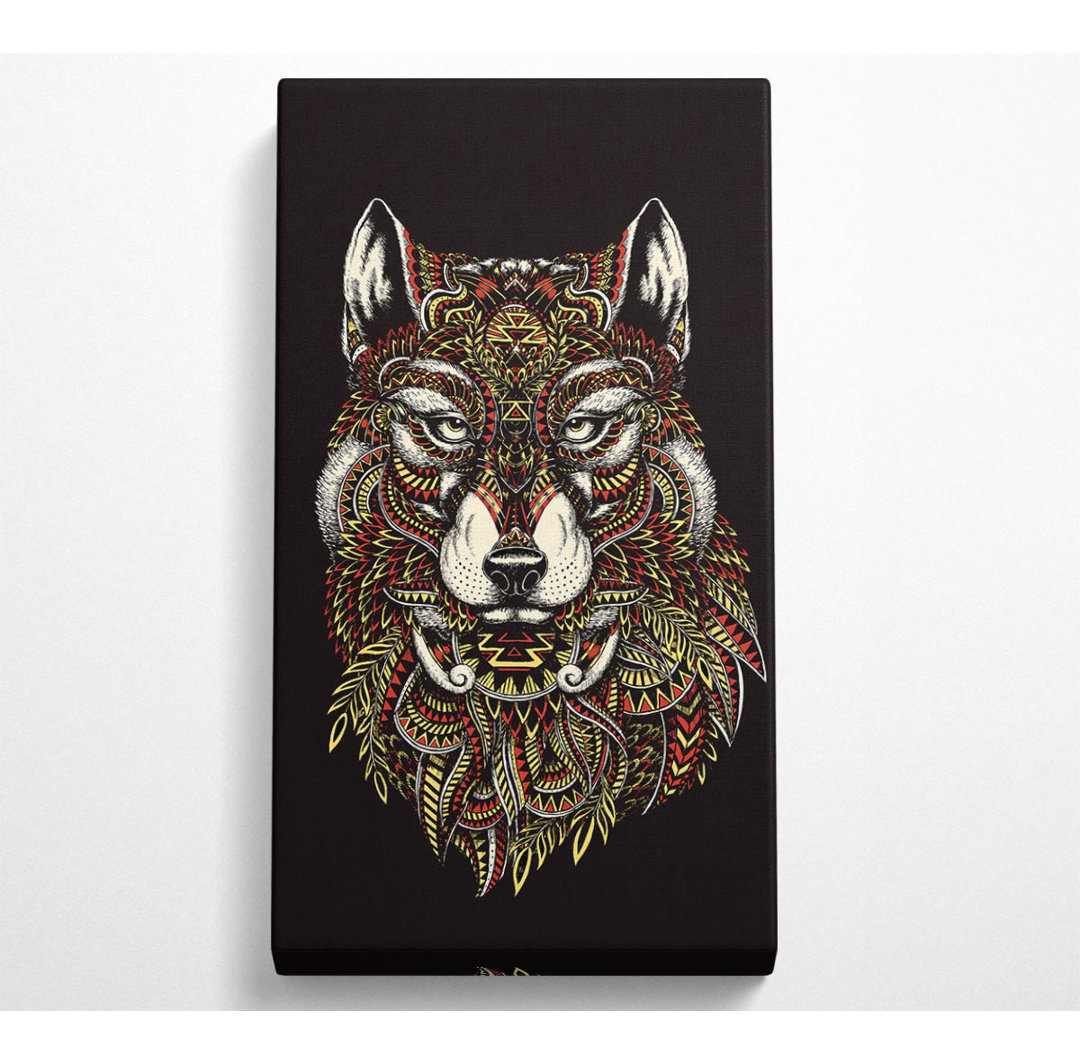 Carragh Indian Wolf - Kunstdrucke auf Leinwand