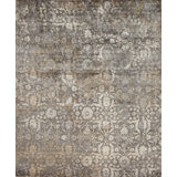European Hand Knotted Wool Area Rug