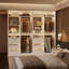 36" Closet System With 3 Drawers And 2 Rods, Shoes Storage With Hutches-2079887485