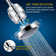 Shower Head And 15 Stage Shower Filter Combo, High Pressure 5 Spray Settings Filtered Showerhead With Water Softener Filter Cartridge For Hard Water Remove Chlorine And Harmful Substances