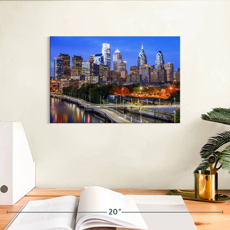 Ravi Philadelphia Blue Hour, H 8 po x l 12 po