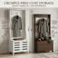 Lismore Hall Tree 31.3'' Wide with Bench and Shoe Storage-2100018559