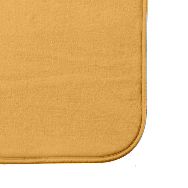 Tapis de bain Juliet, l 34 po x L 21 po, Jaune