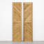 Solid Oak Barn Door Unfinished-112953932