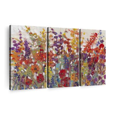 «Variété de fleurs II», 3 pièces