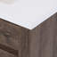 Meuble-lavabo double 60,5 po avec plateau en marbre de culture 60,5 po-1023772173
