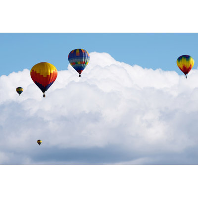 Montgolfières - impression sur toile tendue