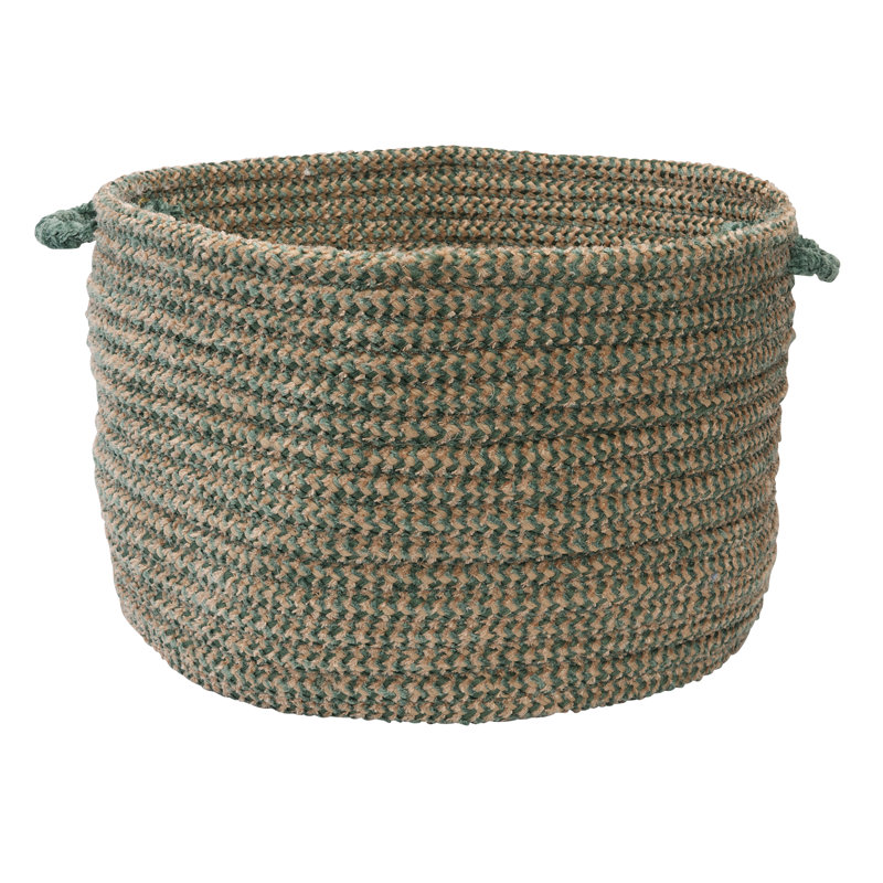 Panier en tissu Randleswood, H 10 po x l 14 po x P 14 po, Vert de chrome