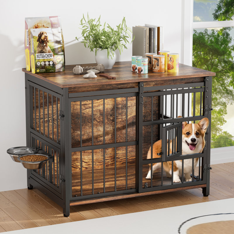 Cage pour chien pour chien de taille moyenne, H 22 po x l 25,6 po x P 32,5 po