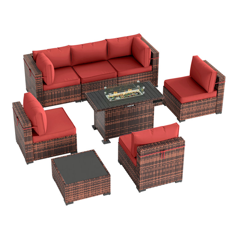 Benboe 6 - Person Outdoor Seating Group with Cushions