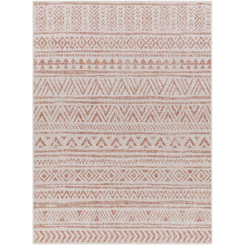 Granby Raoul Scout Pink Indoor / Outdoor Area Rug, Round 6'7"