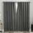 Aria Magnetic Closure Theater Grade 100% Blackout Back Tab Curtain Panel Pair-90572998-90573001