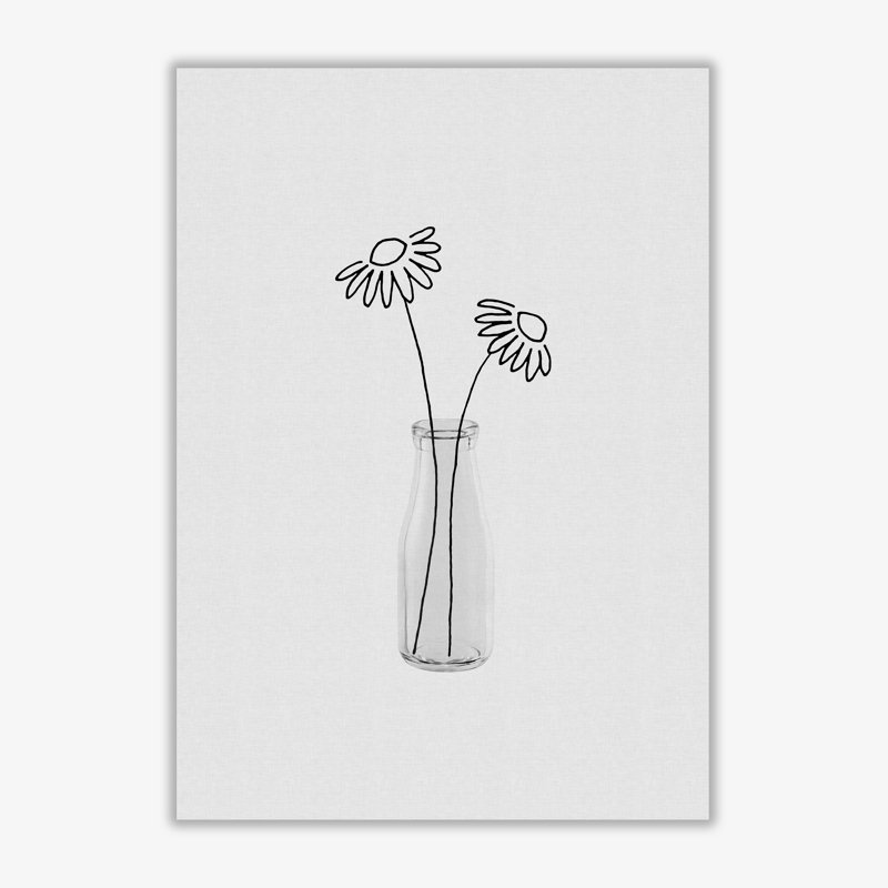 Flower Still Life II - Print, 60 cm H x 42 cm W x 1 cm D, No Frame