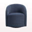 Fauteuil demi-tonneau pivotant Blue Boucle