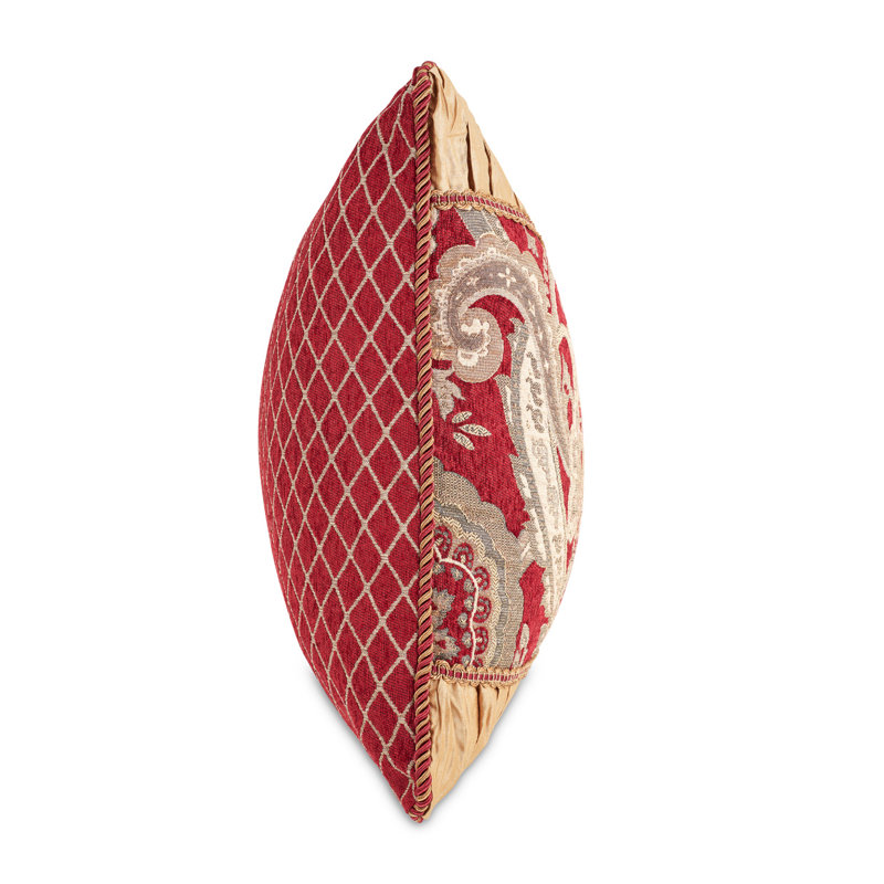 Lafayette Comforter Set - Red, Queen Comforter + 11 Additional Pieces