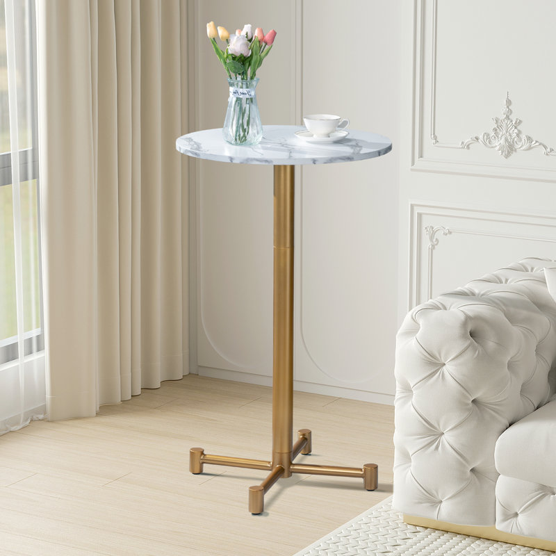 Arieonna Round Metal Base Dining Table