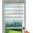 Motorized Zebra Blinds with Remote Control Window Shades-132854728-132854731