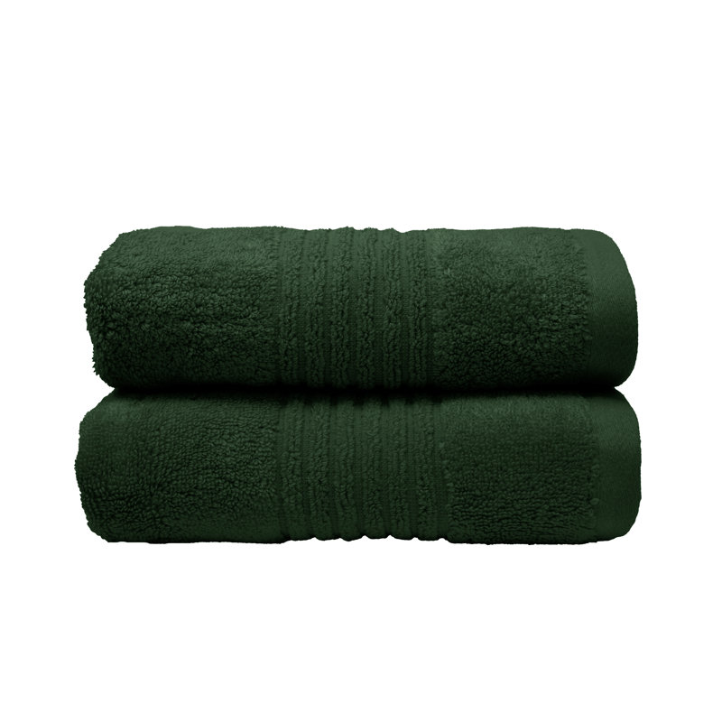 Ultrasoft Sustainable Bamboo Bath Towel Set, Green
