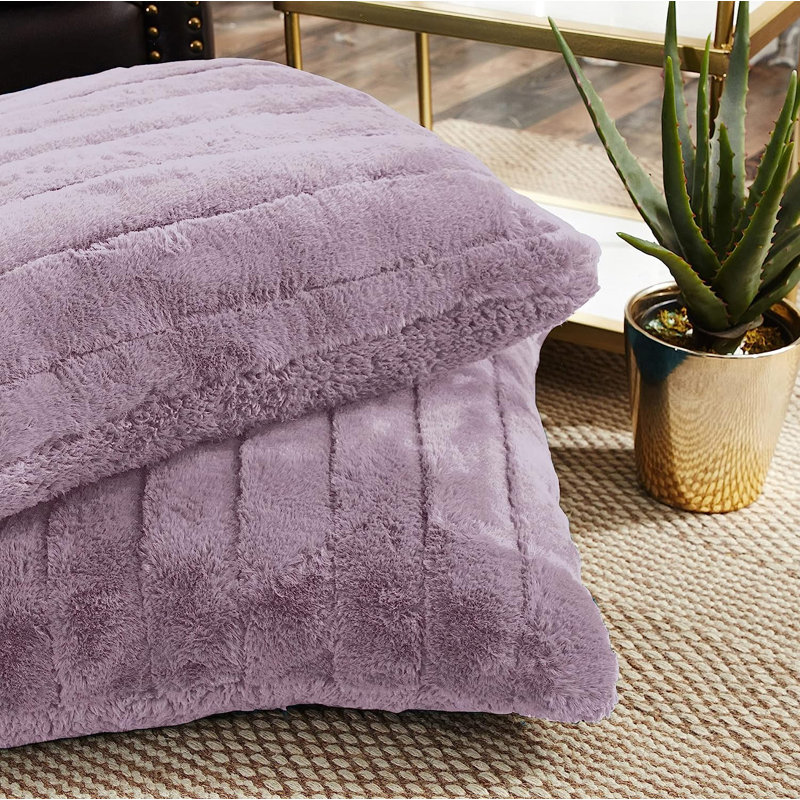 Housse de coussin Supermink, Lilas bruni