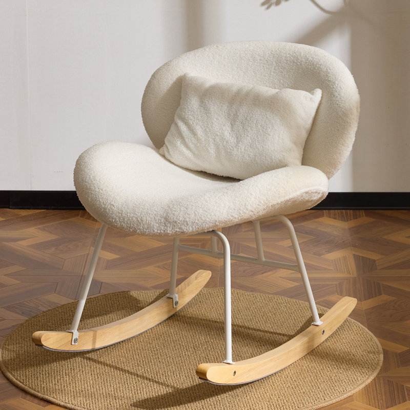 Chaise berçante Cozy, Blanc