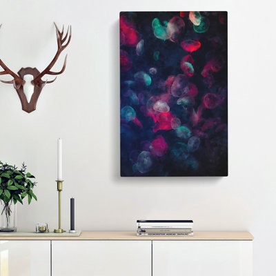 Many Jellyfish - Wrapped Canvas Painting Print