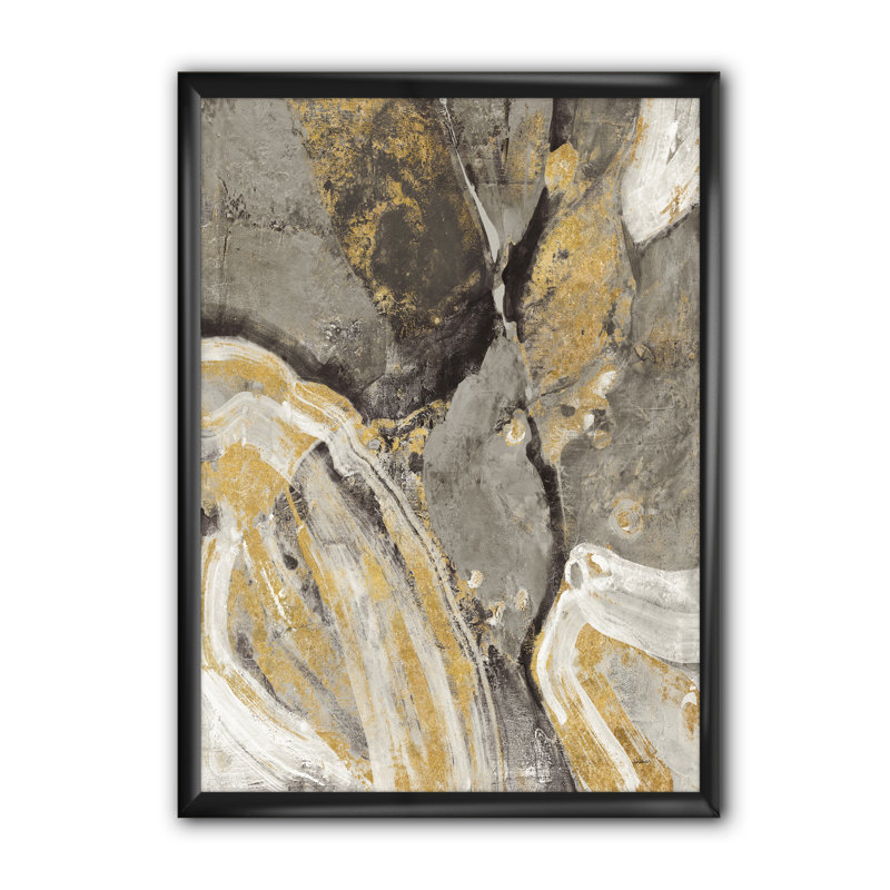 « glam phoenix neutral », reproduction d’image sur toile, Cadre noir, H 46 po x l 36 po x P 1,5 po