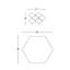 Reef 5" Fish Scale Polished Pearl Terrazzo Mosaic Tile-1949680263