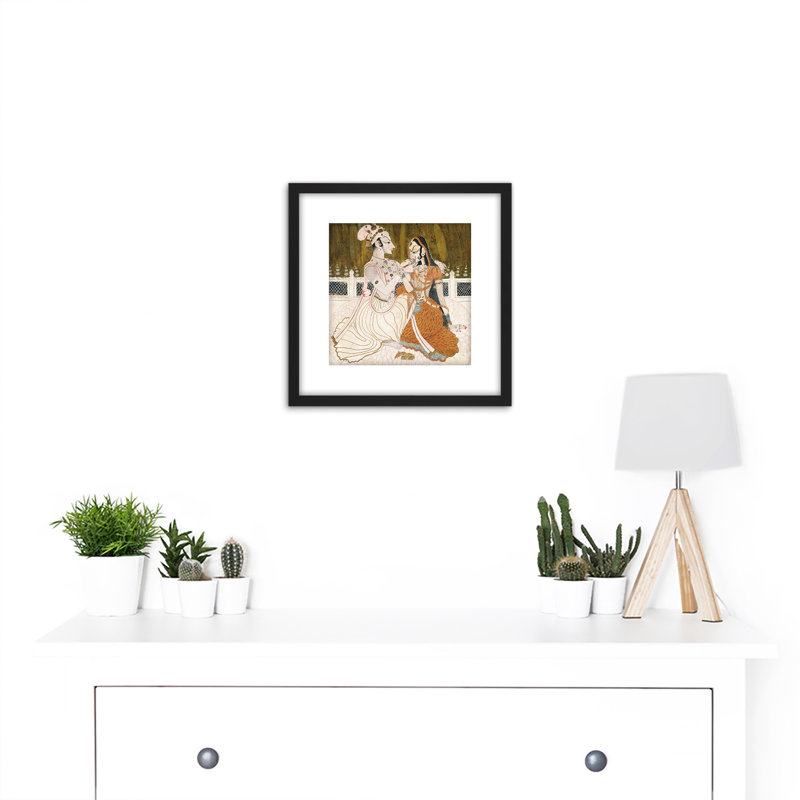 Maker Unknown India Krishna And Radha - Single Picture Frame Painting